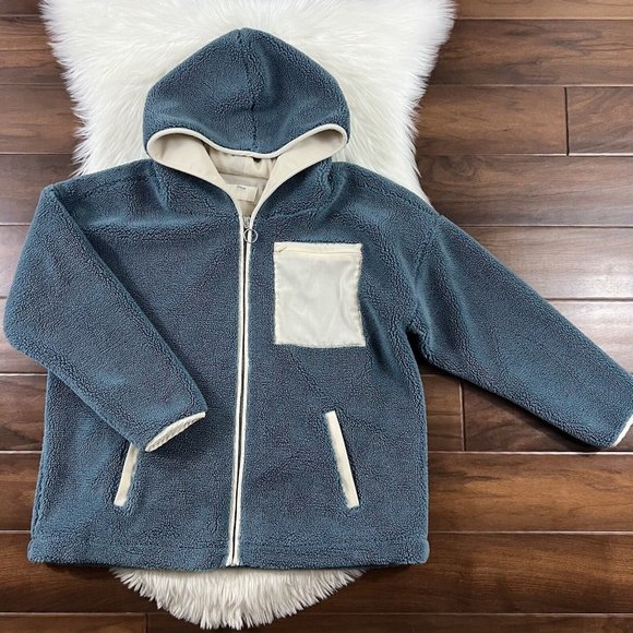 Capulet Size‎ Small Blue Hooded Hoodie Fleece Alysia Jacket Coat - Picture 1 of 11